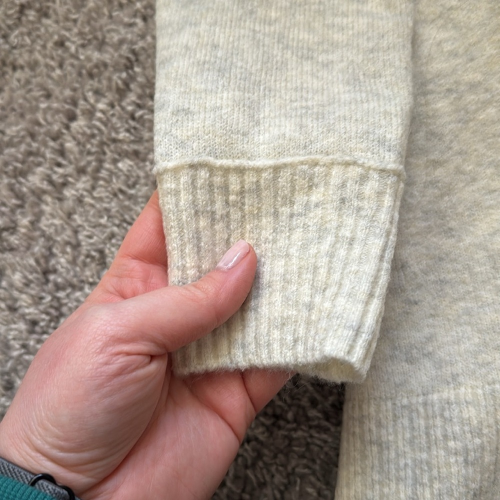 J. CREW - NWT heathered ivory sweater - Picture 3 of 5